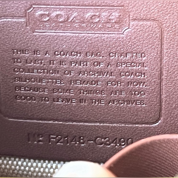 Coach Quilted Swinger 20 Buttercup Handbag - Picture 6 of 10